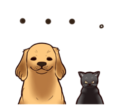 Blackcat & bigdog sticker #10358992