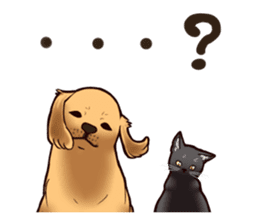 Blackcat & bigdog sticker #10358993