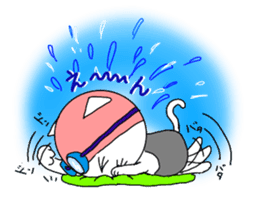 The stickers which support swimmer sticker #10359229