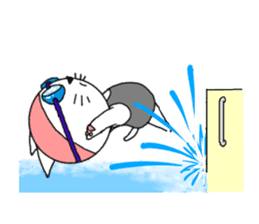 The stickers which support swimmer sticker #10359234