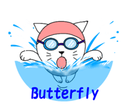 The stickers which support swimmer sticker #10359238