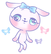Girly Bunny (Worldwide) sticker #10359407