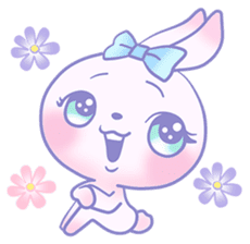 Girly Bunny (Worldwide) sticker #10359430