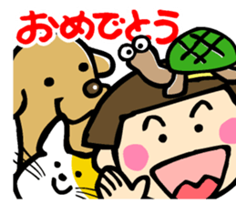 Showa retro girl 4 sticker #10360445