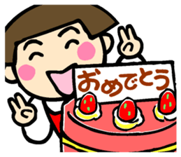 Showa retro girl 4 sticker #10360452