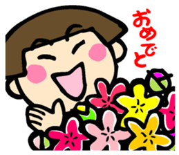 Showa retro girl 4 sticker #10360455