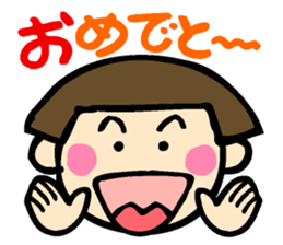 Showa retro girl 4 sticker #10360456