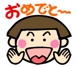 Showa retro girl 4 sticker #10360456