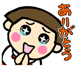 Showa retro girl 4 sticker #10360467