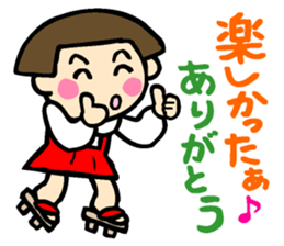 Showa retro girl 4 sticker #10360470