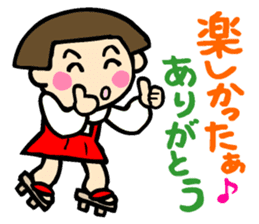 Showa retro girl 4 sticker #10360470