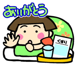 Showa retro girl 4 sticker #10360479