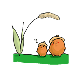 Acorn's family sticker #10360492