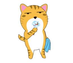 cat and familys sticker #10360534
