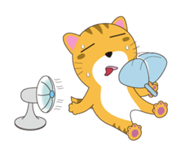 cat and familys sticker #10360554