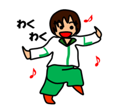 Girls who like Track and Field Sports sticker #10361324