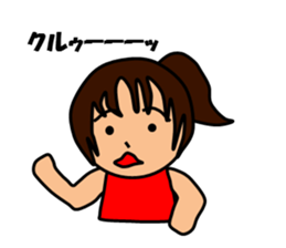 Girls who like Track and Field Sports sticker #10361351