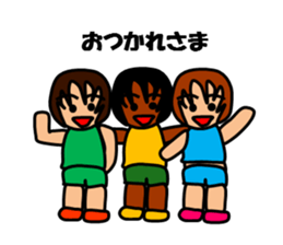 Girls who like Track and Field Sports sticker #10361358