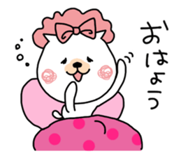 daily life conversation. Cat & Bear sticker #10361721