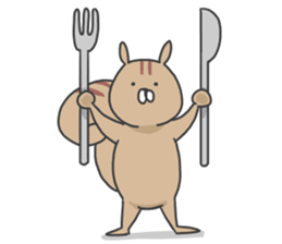 Daily life of almond sticker #10361827