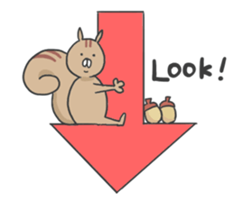 Daily life of almond sticker #10361831