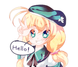 Chroha-chan of Clovers.(English Ver) sticker #10362000