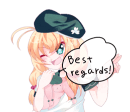 Chroha-chan of Clovers.(English Ver) sticker #10362004