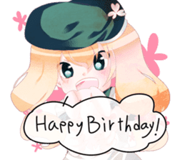 Chroha-chan of Clovers.(English Ver) sticker #10362006