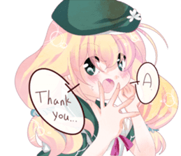 Chroha-chan of Clovers.(English Ver) sticker #10362008