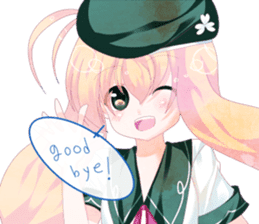 Chroha-chan of Clovers.(English Ver) sticker #10362009