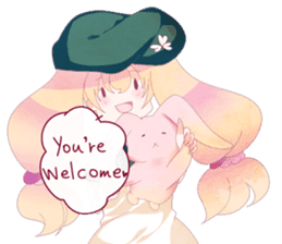 Chroha-chan of Clovers.(English Ver) sticker #10362010