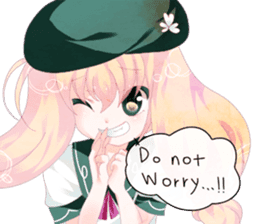 Chroha-chan of Clovers.(English Ver) sticker #10362011