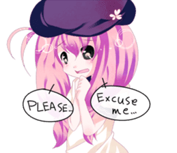 Chroha-chan of Clovers.(English Ver) sticker #10362013