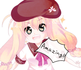 Chroha-chan of Clovers.(English Ver) sticker #10362014