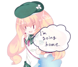 Chroha-chan of Clovers.(English Ver) sticker #10362017