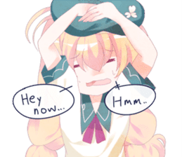 Chroha-chan of Clovers.(English Ver) sticker #10362021