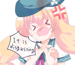 Chroha-chan of Clovers.(English Ver) sticker #10362022