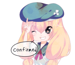 Chroha-chan of Clovers.(English Ver) sticker #10362025