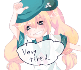 Chroha-chan of Clovers.(English Ver) sticker #10362030