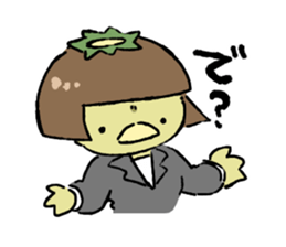 Makiko of office worker sticker #10362666