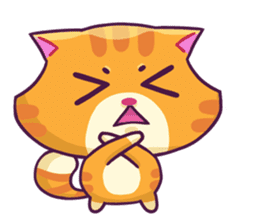 Ringer Ginger Kitty Cat sticker #10363082