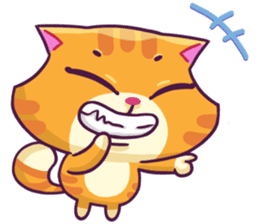 Ringer Ginger Kitty Cat sticker #10363107