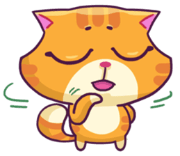 Ringer Ginger Kitty Cat sticker #10363109