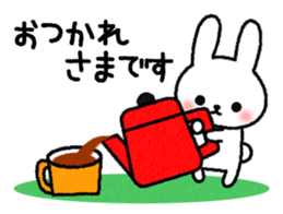 Frequently used message Rabbit 4 sticker #10363200