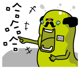 The boss is rich sticker #10363769