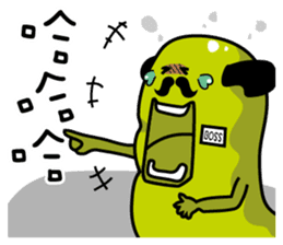 The boss is rich sticker #10363769