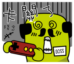 The boss is rich sticker #10363773
