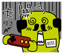 The boss is rich sticker #10363773
