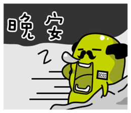 The boss is rich sticker #10363786