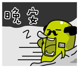 The boss is rich sticker #10363786